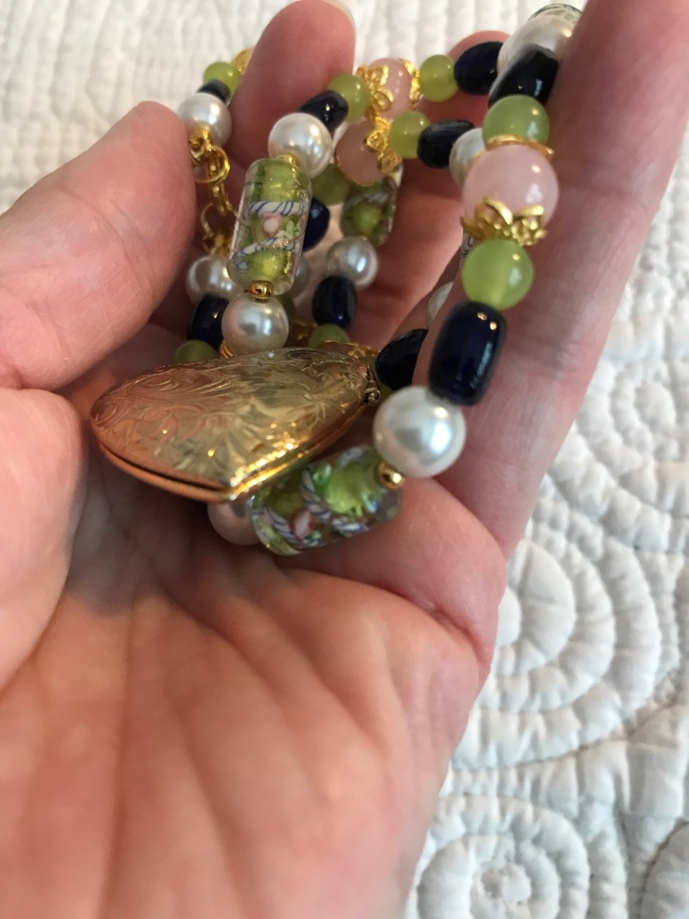 “My Open Heart”: Artisan necklace - Picture 12 of 14